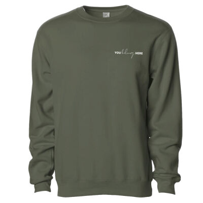 You Belong Here Midweight Crewneck Sweatshirt Thumbnail