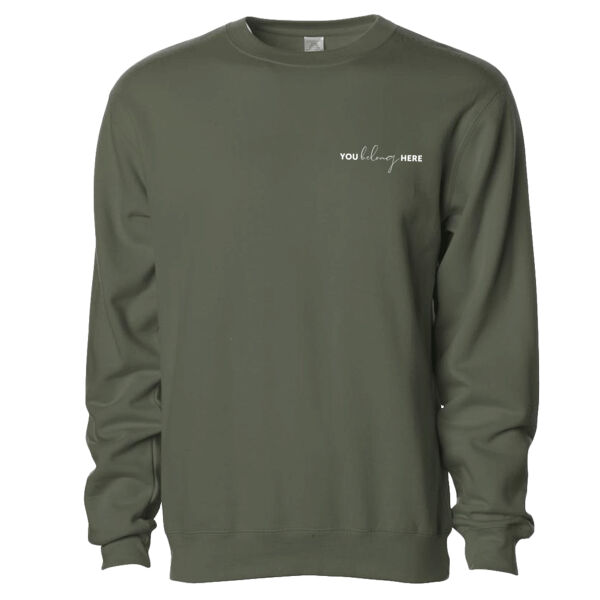 You Belong Here Midweight Crewneck Sweatshirt Thumbnail