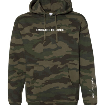 Embrace Embroidered Heavyweight Hooded Sweatshirt Thumbnail